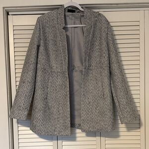 Women's Gray Herringbone Coat